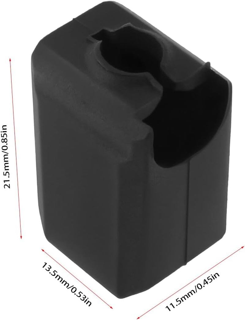 OTOTEC 4 Pieces 3D Printer Silicone Cover Socks 21.5 * 13.5 * 11.5Mm 3D Printer Accessories Compatible with Bambu Labs X1C P1P P1S X1 Black image number 4