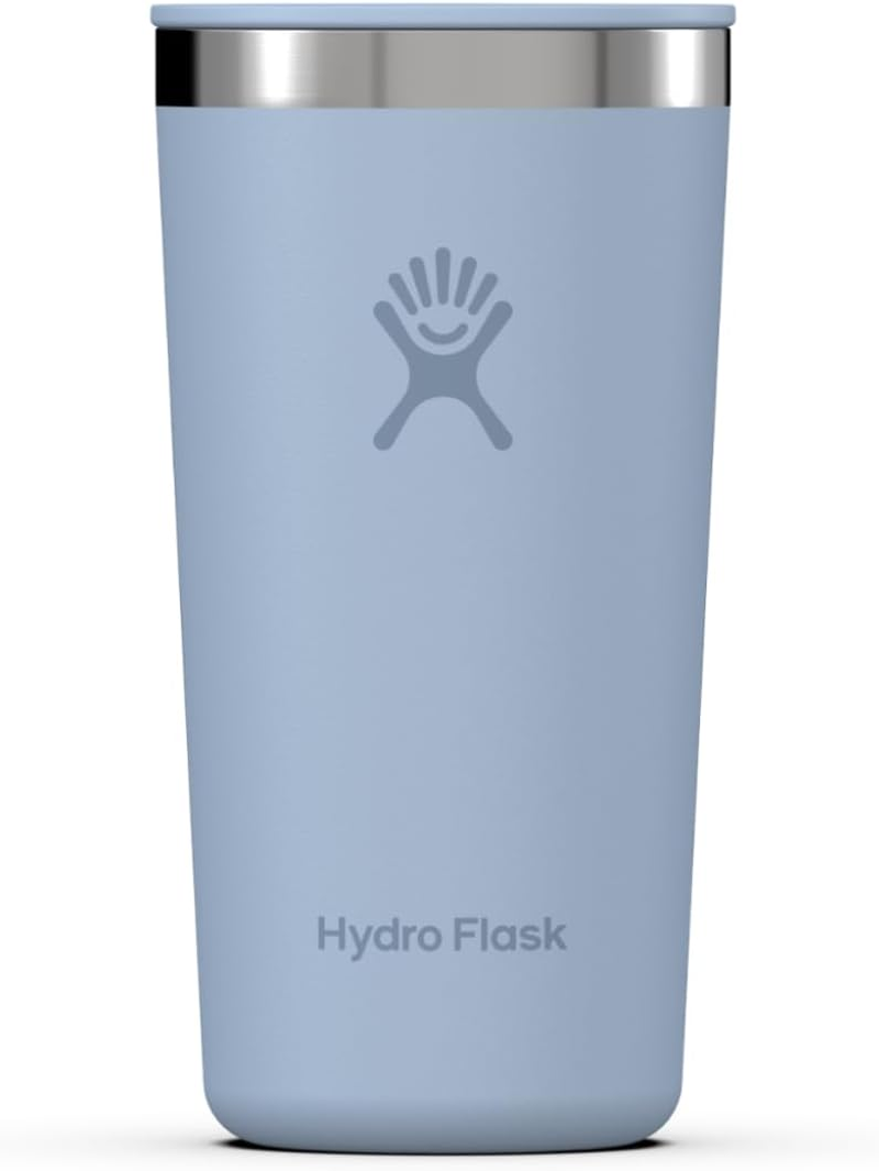 HYDRO FLASK - All around Tumbler 355 Ml (12 Oz) with Closable Spill Proof Press-In Lid - Stainless Steel Double Wall Vacuum Insulated - Surf image number 1