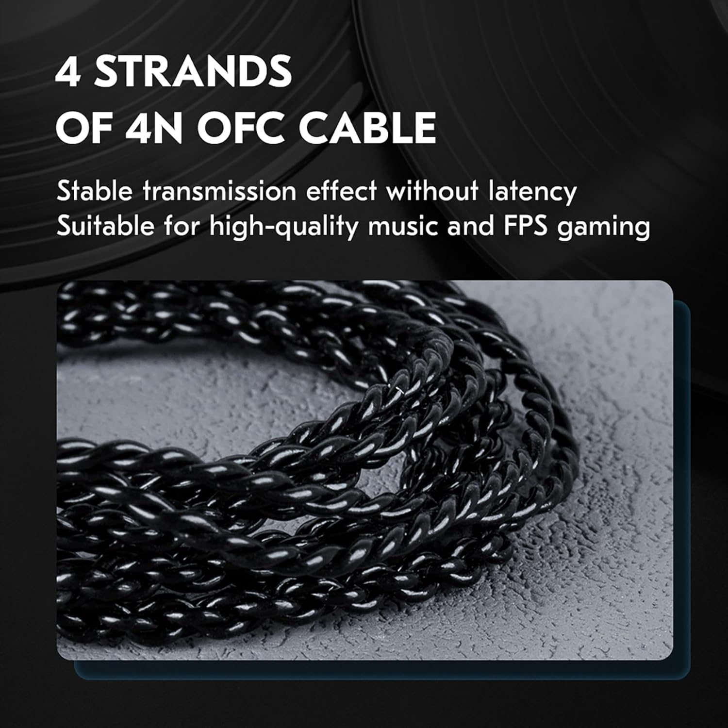 Keephifi CCZ Solo DC02 In-Ear Monitor Wired Headphones, Dual Magnetic Circuit DD Hifi IEM, PU + PET Composite Diaphragm, Premium Frosted Metal, Black image number 2