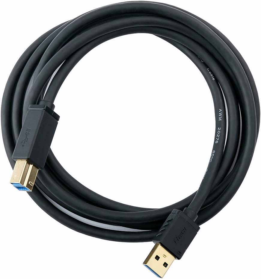 DTECH 1M USB 3.0 Cable a Male to B Male USB Printer Cord KVM Data Wire 3 Ft image number 2