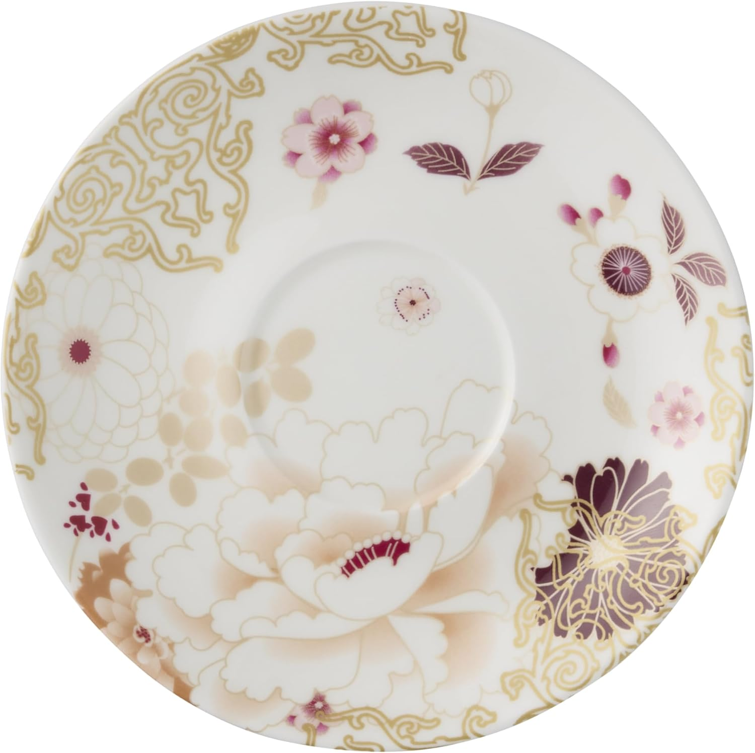 Maxwell & Williams Kimono Cup & Saucer Gift Boxed, White, 300 Ml Capacity