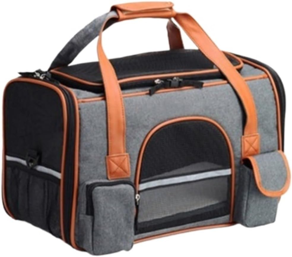 Cat Bag Dog Carrier Pet Carrier Cat Carrier Pet Inclined Span Bag Portable Backpacks Travel Car Seats Pet Carrier Cat Carrier Pet Bag Carrier(Color:Onecolor,Size:45 * 25 * 28Cm)