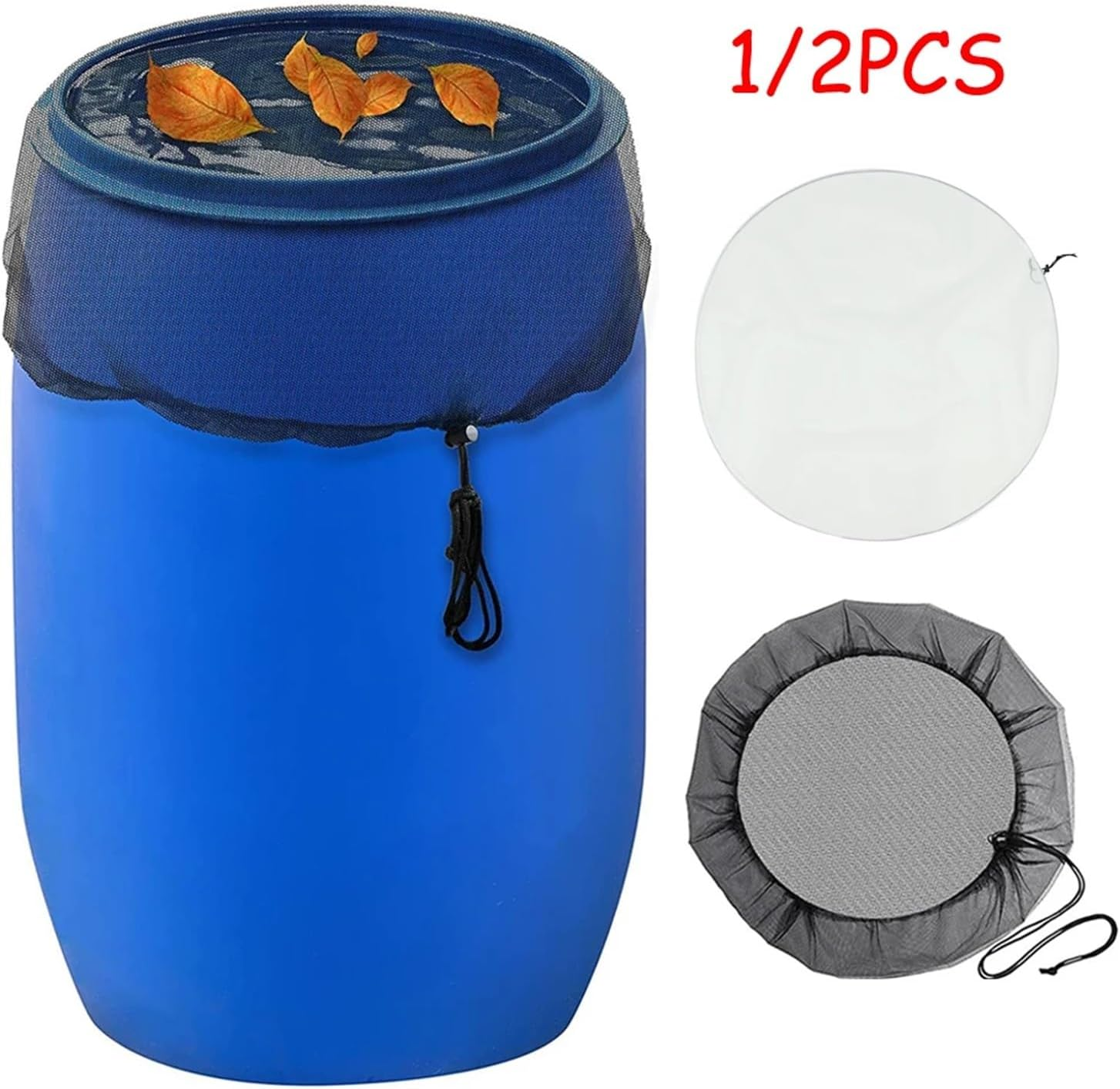 Zqnaznfdelarge Bird Cage Cover, Mesh Cover(2Pcs White) image number 5