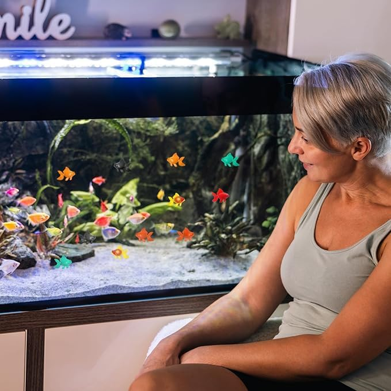 Artificial Goldfish Toys for Aquarium, 12 Pieces, Fish Tank Decoration image number 2