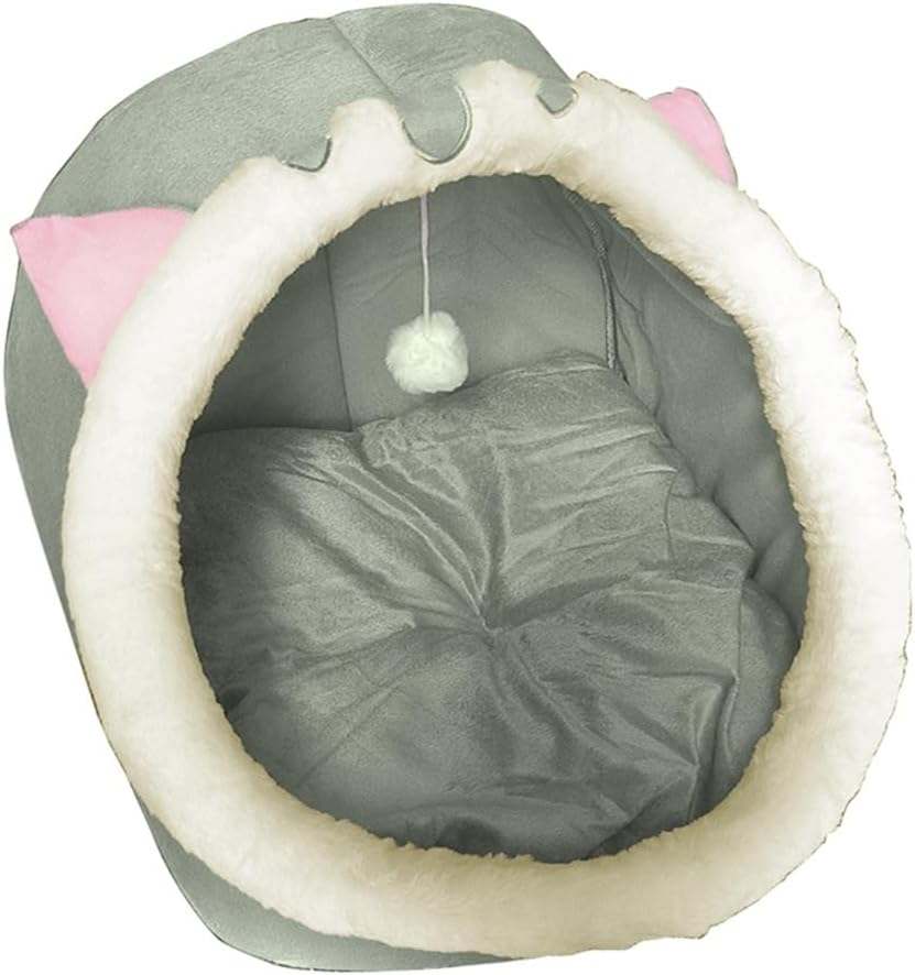 VENEKA 1 PCS Comfortable Cats Lounge Chair Cushion Cats House Tent Very Soft Puppy Cushion Bag Washable Cats Bed image number 5