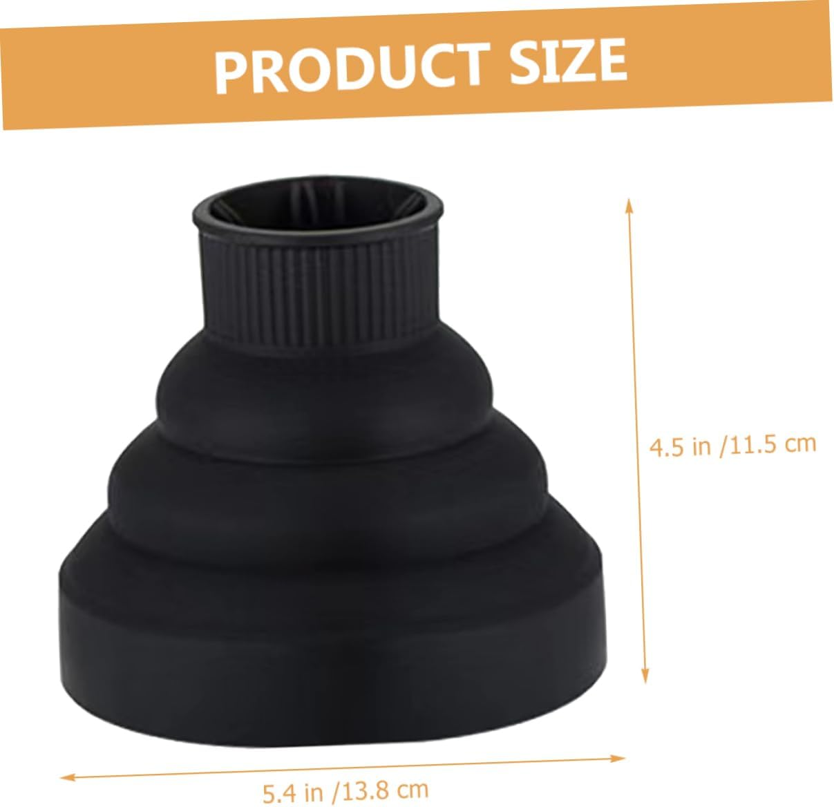 BATHVEVE Silicone Windshield Cover Hair Dryer Diffuser Attachment Hair Diffuser For image number 1