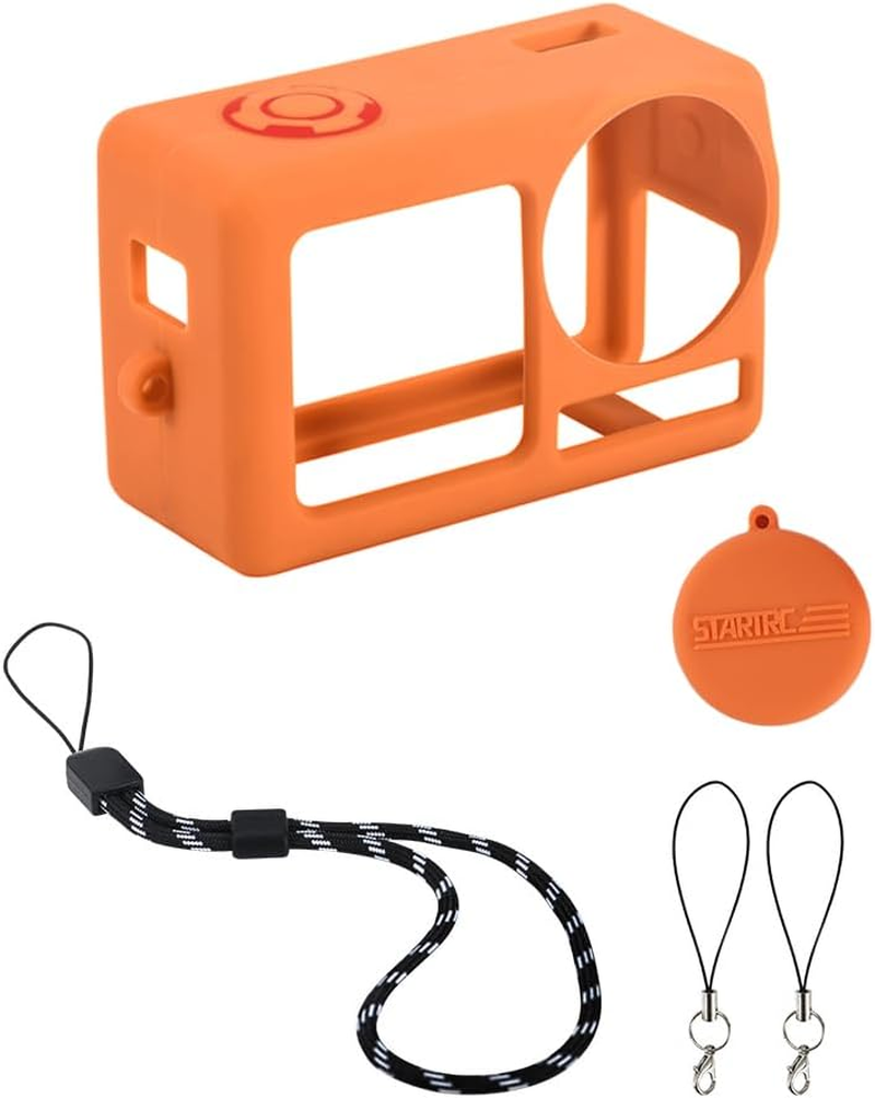 VOANZO Silicone Protective Case for Sports Cameras, Drop-Resistant, Scratch-Resistant, Soft and Durable Case, Ideal for Outdoor Activities, Travel and Adventure image number 5