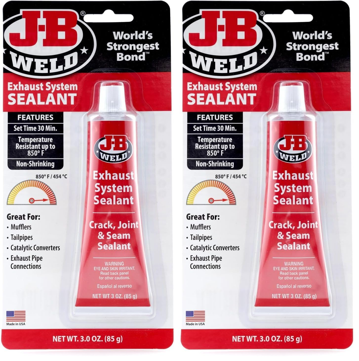 JB Weld Exhaust System Sealant, 85 G (Pack of 2)