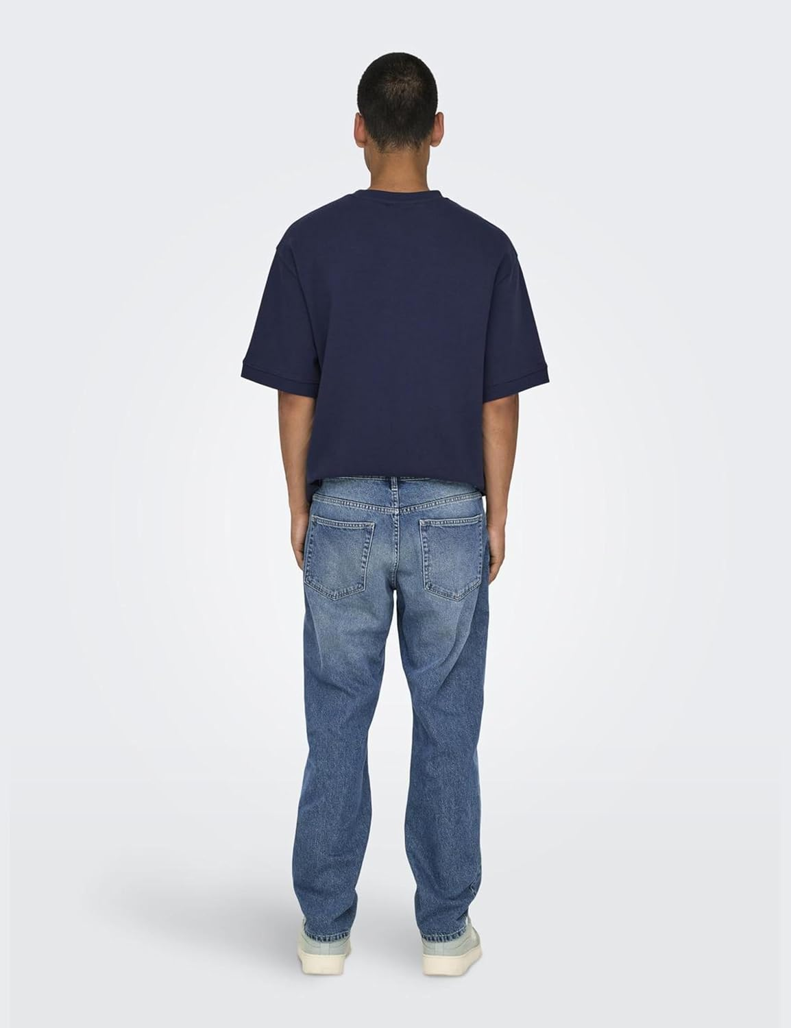 Only & Sons Men'S Onsedge Straight Box Tai DNM Cbo Noos Jeans image number 4