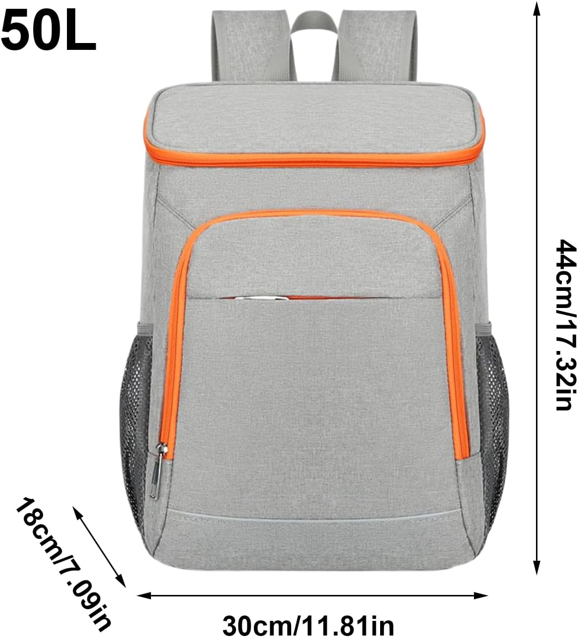 Lunch Box Backpack 50L | Insulated Meal Prep Backpack - Waterproof Box Leakproof Bag for Camping Beach Hiking Bbq Travel Picnic image number 1