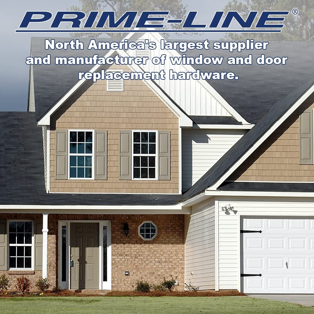 Prime-Line Products U 9971 Jimmy-Resistant Deadlock, Diecast, White, Angle Strike, Single Cylinder image number 1