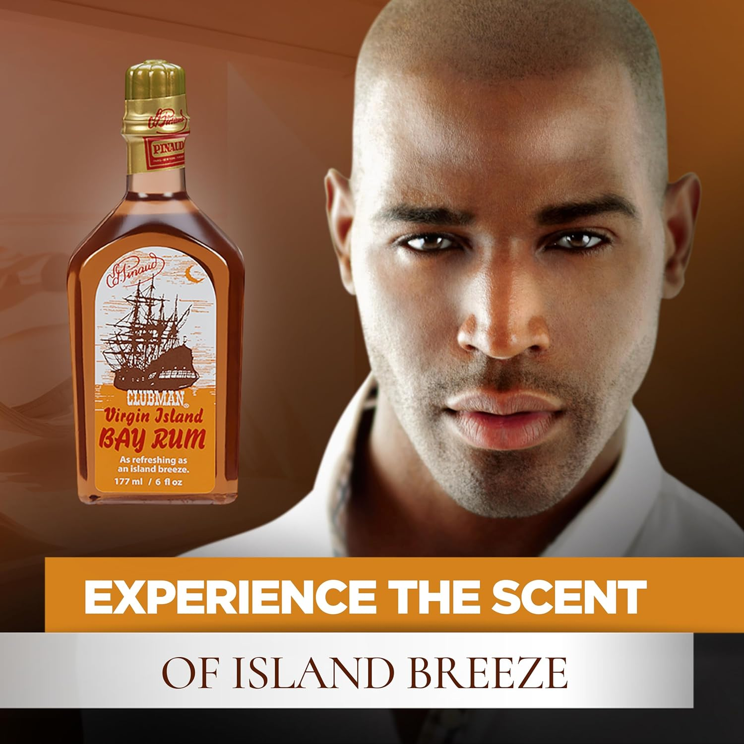 Clubman Pinaud Aftershave, Virgin Island Bay Rum 177Ml image number 3