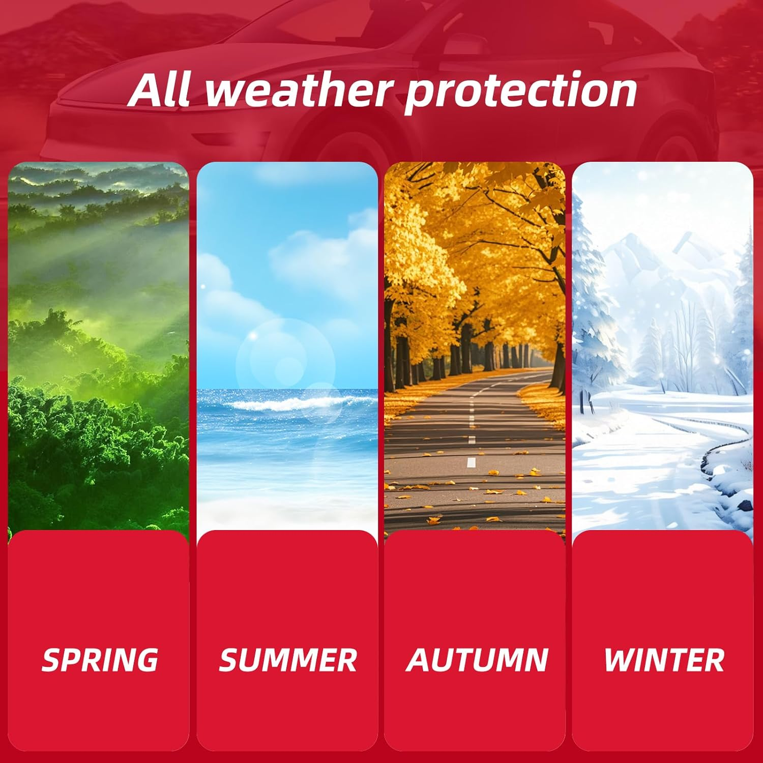 All Weather Foot Mats for Kia EV5 2025 2024 Floor Mats TPE Custom Car Mats Accessories - Only Fit Right Hand Drive