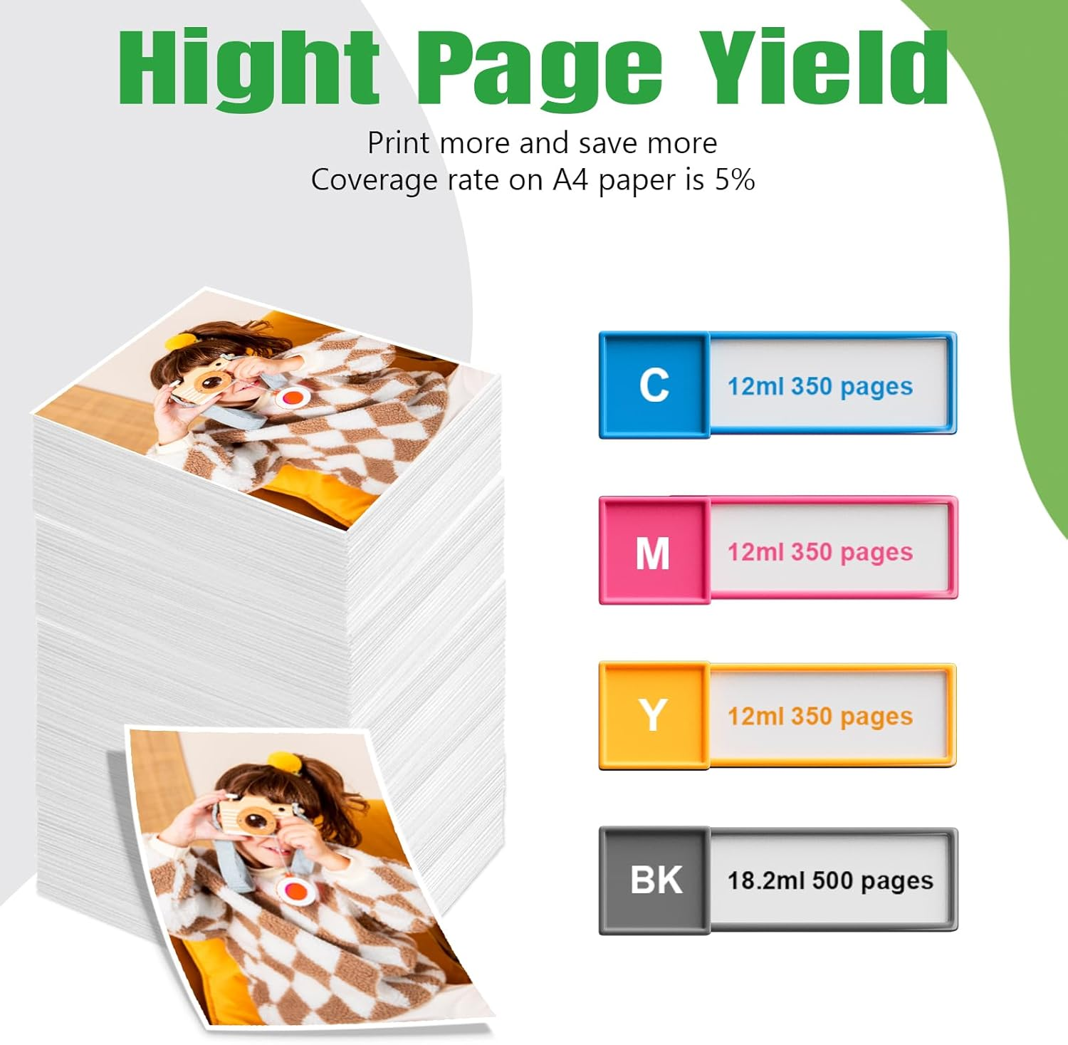 Greenark 39XL Ink Cartridges Compatible for Epson 39 XL for Expression Home XP-4105 XP-2105 Printer (1B 1C 1M 1Y) image number 6