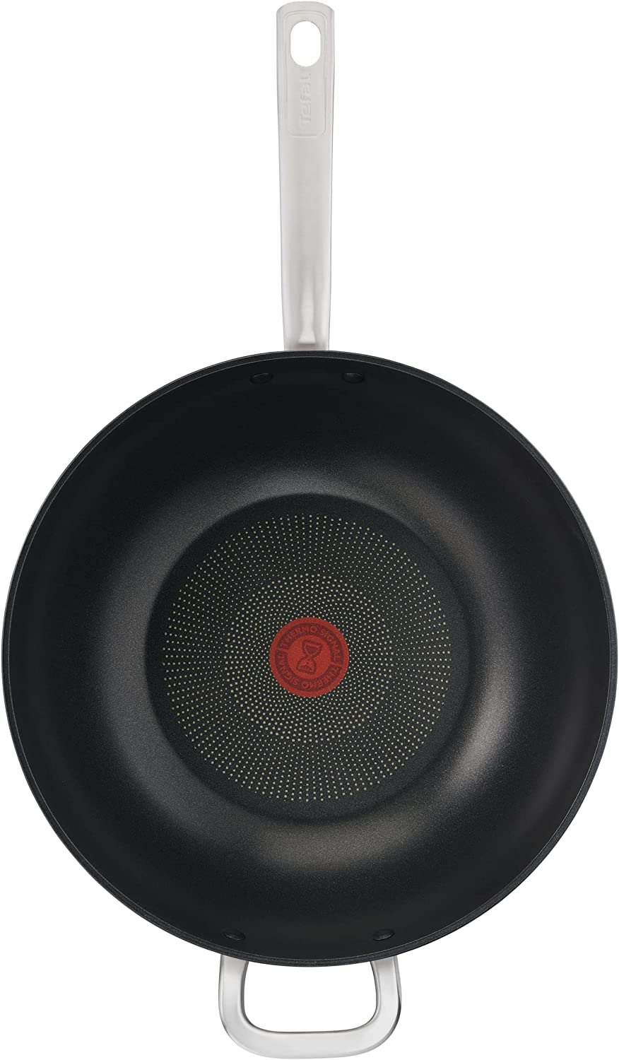 Tefal Premium Specialty Hard Anodised Induction Non-Stick Wok 32Cm + Lid, H9169417 image number 4