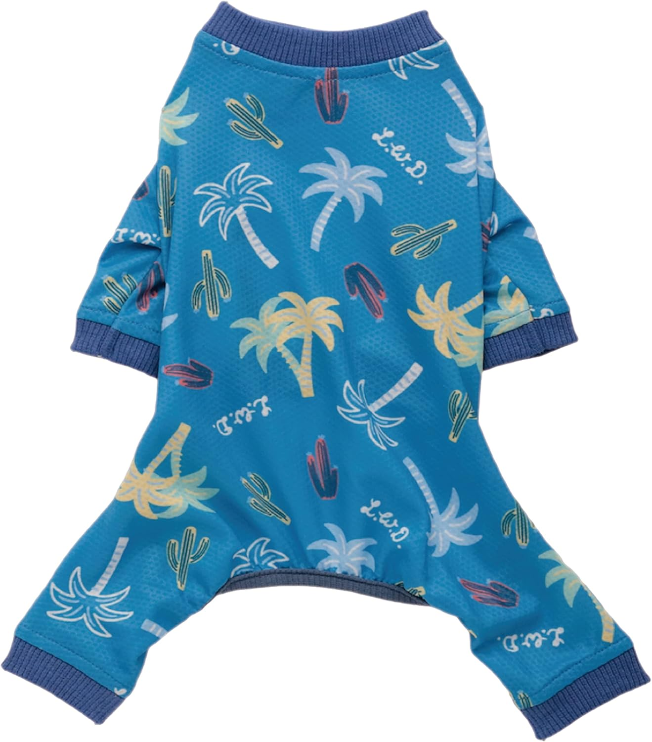 Dog Life Bug Guard Suit Aloha Blue Dog Large
