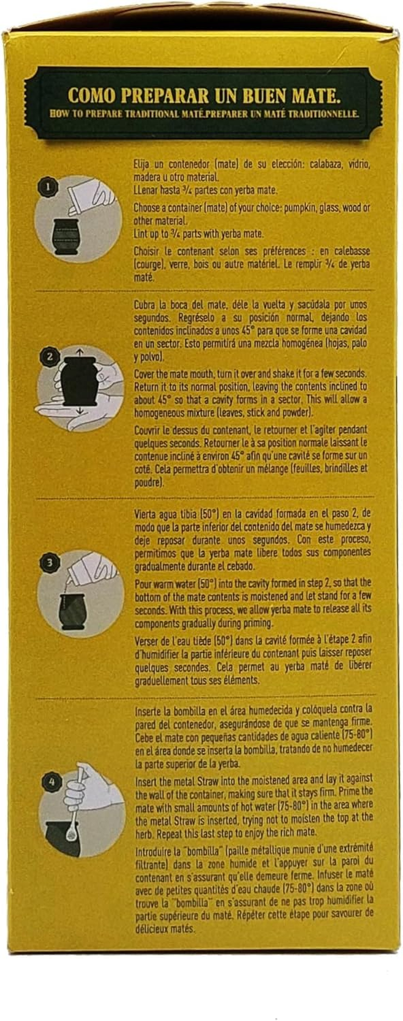 Pampa Organic Yerba Mate Traditional Tea, 500 G image number 1