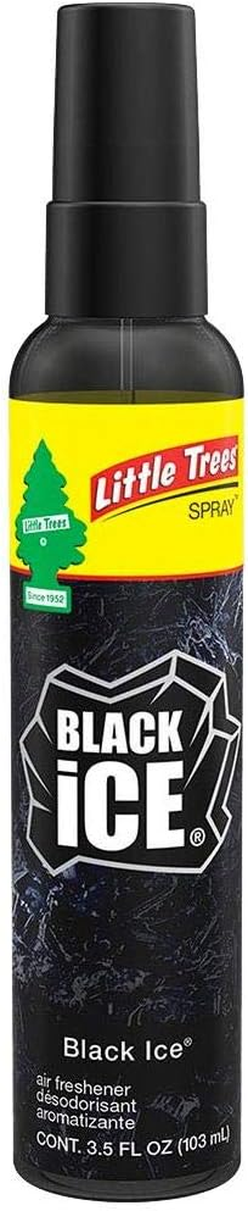 Little Trees Pump Spray Car Air Freshener 103 Ml, Black Ice