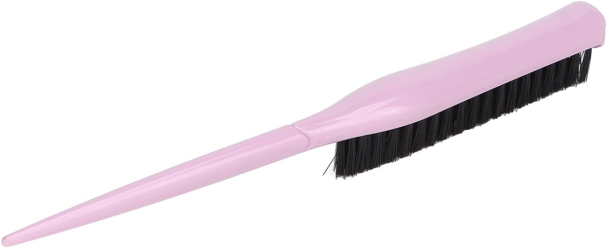 Beard Teasing Brush, Grooming Portable Rat Tail Teasing Hair Brush for Travel (Light Purple) image number 6