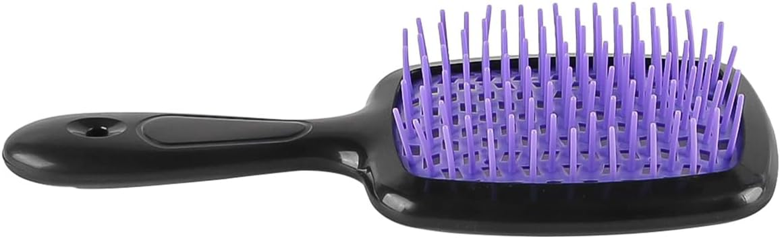 Laroal Hair Detangling Brush, Curling Brush, Comb for All Hair (Black-Purple) image number 1