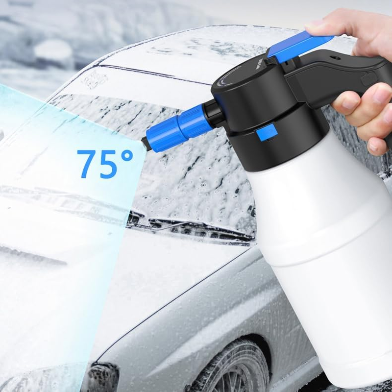 Electric Foam Sprayer with USB Charge, 1.5L Pressurized Sprayer for Home, Garden and Car Beauty and Cleaning image number 2