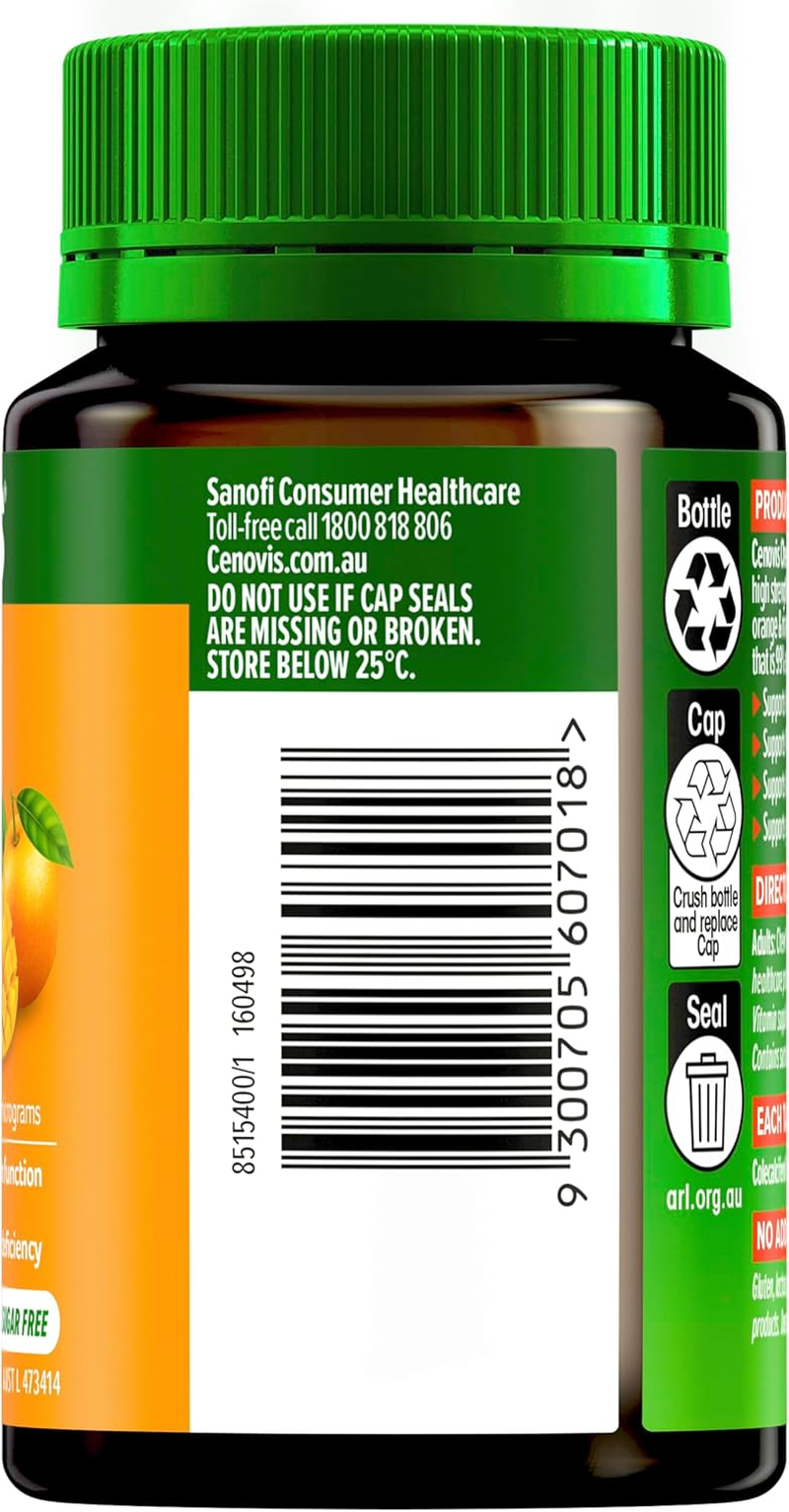 Cenovis Adult Vitamin D 1000IU Chewable 90 Tablets image number 2