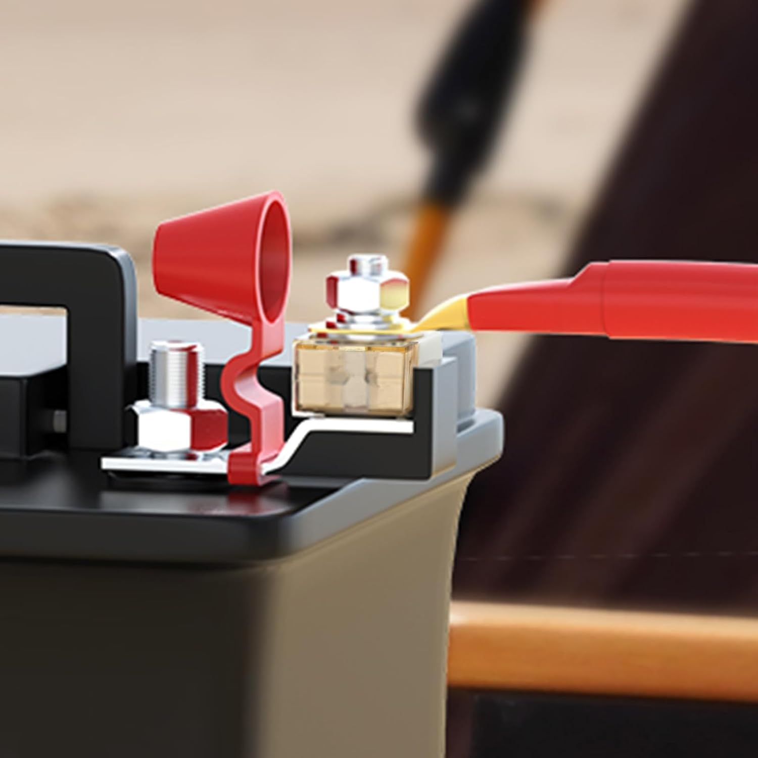 GLOSO HABF Marine Rated Battery Fuse for Multiple Batteries Automobiles Rvs, 58V DC Max, 30-300A (125A,2Pack)