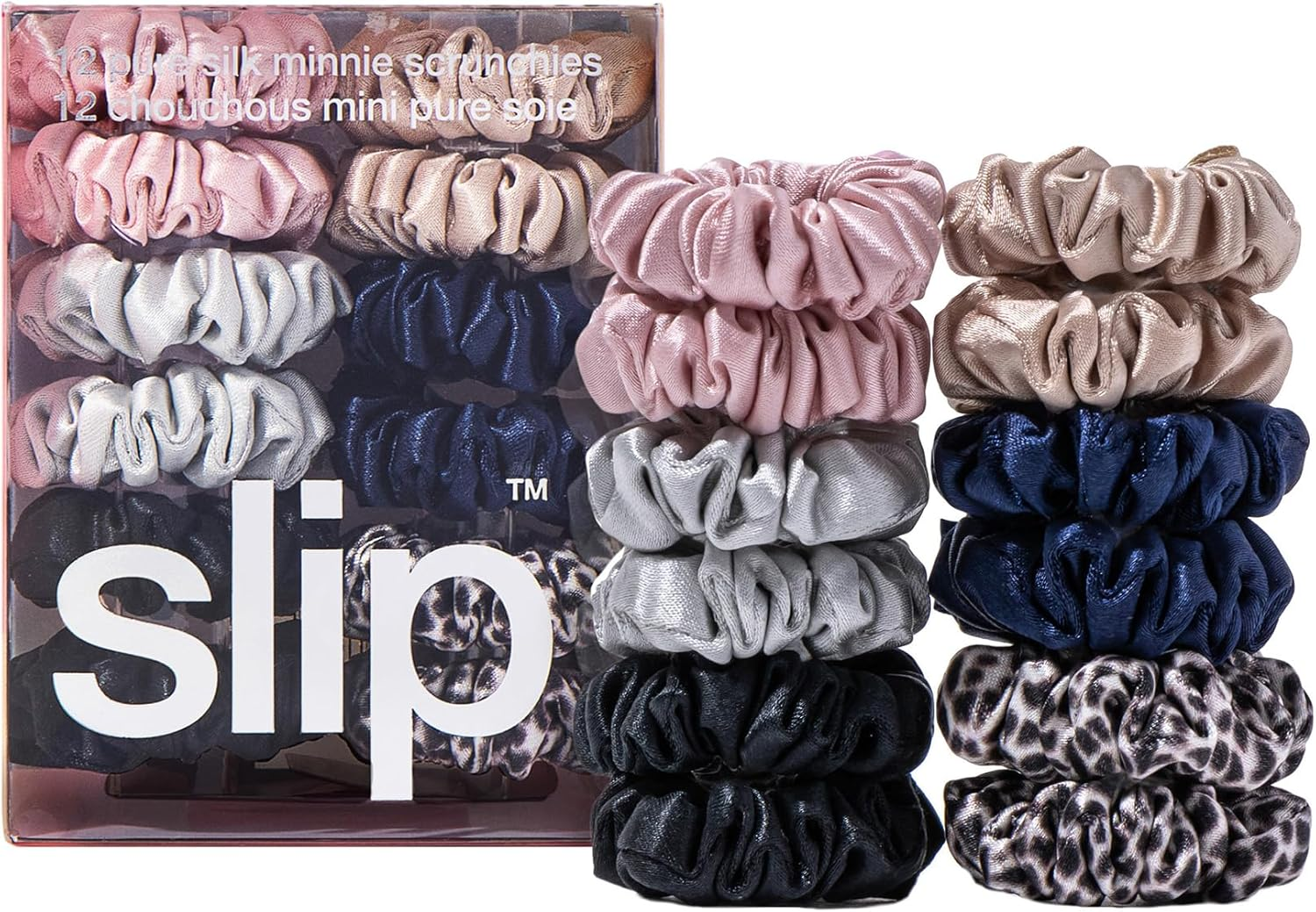 SLIP Slip Pure Silk Minnie Scrunchies