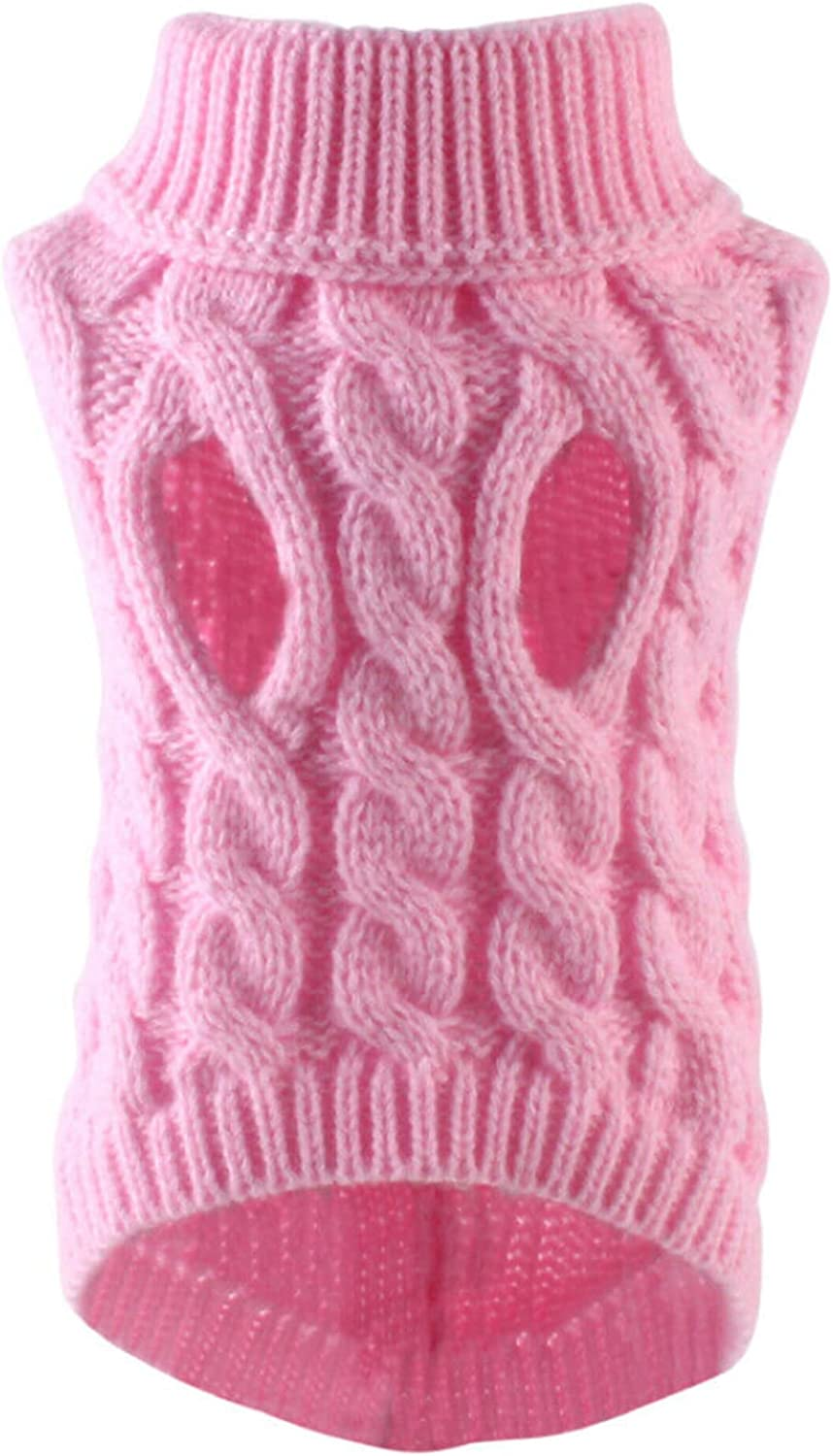 Pet Dog Sweater Sweatshirt, MH MOIHSING Warm Dog Jumpers Dog Pajamas Soft Cat Sweater Warm Winter Puppy Pet Coat Soft Sweater Clothing for Small Dogs Puppy Doggie (Medium, Black) image number 6