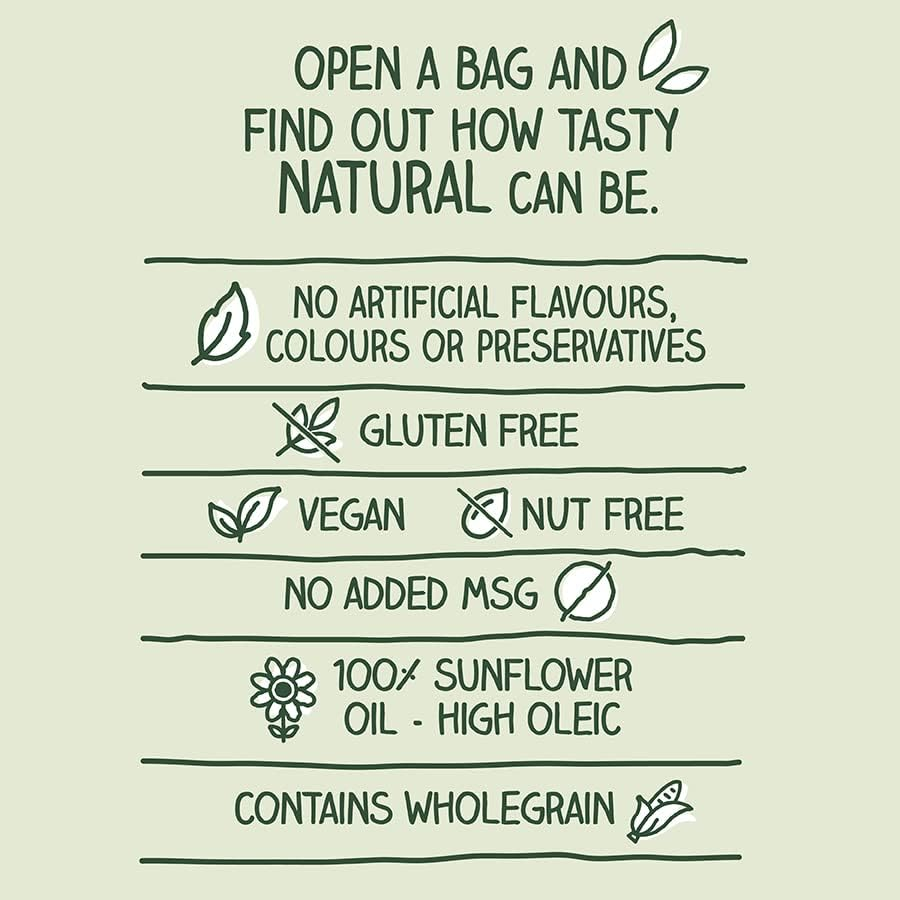 Cobs Natural Lightly Salted and Slightly Sweet Popcorn, 12 X 120 Grams image number 2