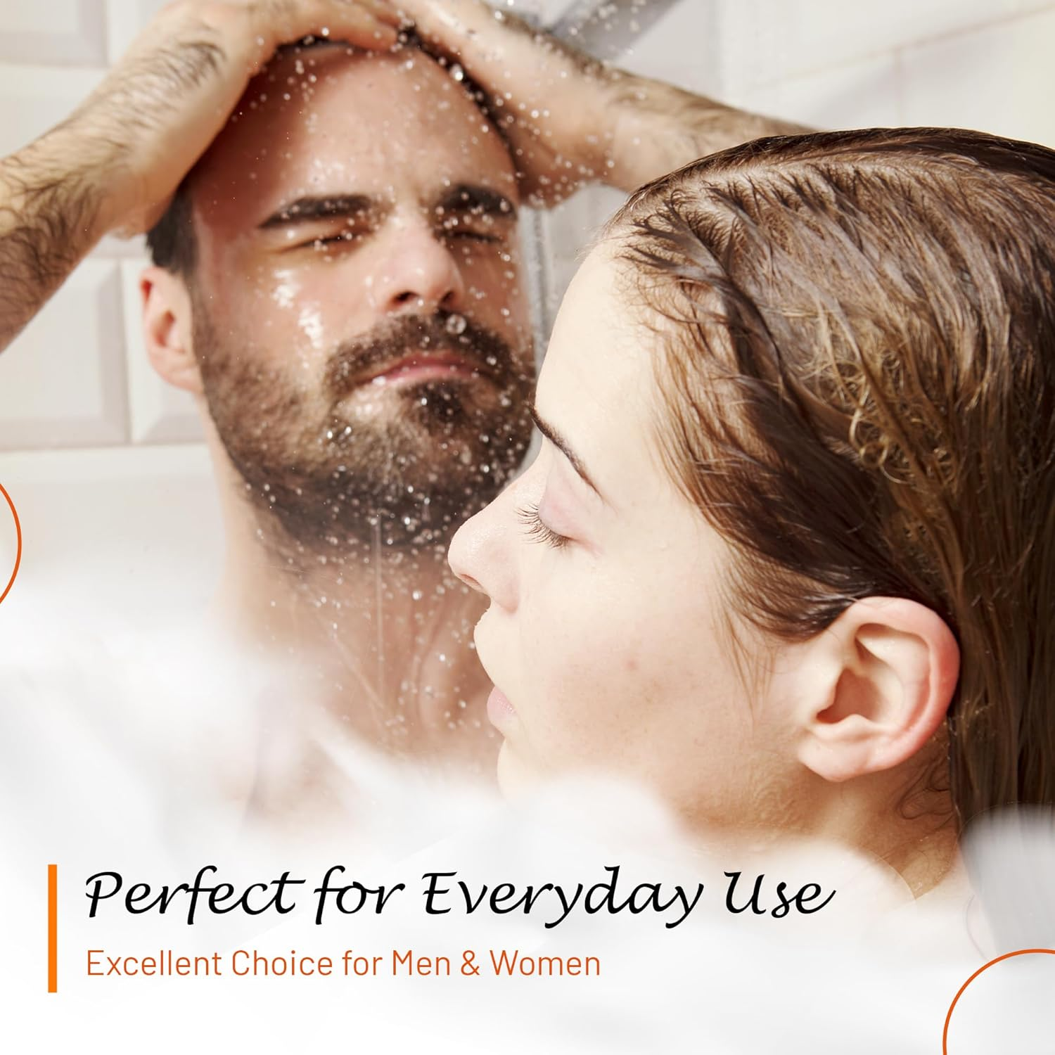 Herbishh Argan Oil Shampoo & Conditioner, Deep Cleansing & Promotes Hair Growth, Repairs Dry, Damaged Hair, UV Protection, with Shea Butter, Jojoba, Coconut Oil for Frizzy Colored Hair 16.9Fl.Oz Each