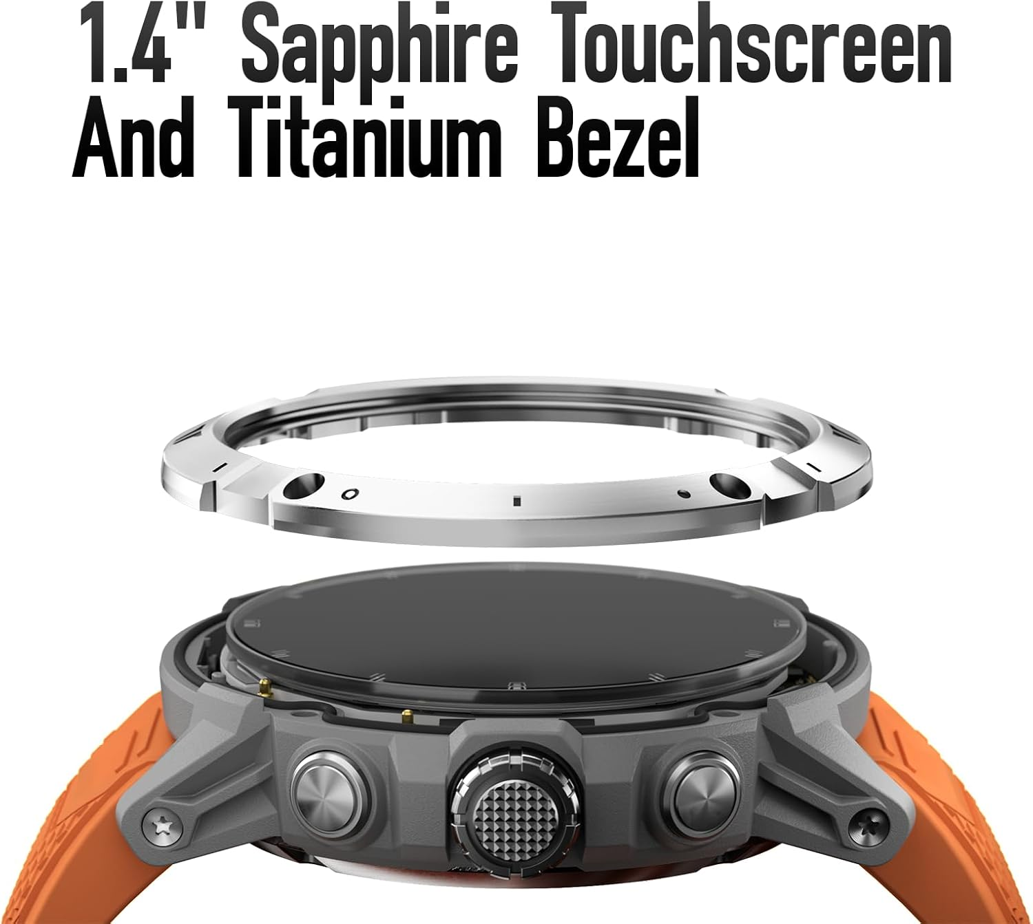 Coros Vertix 2 Premium GPS Adventure Watch (Lava) - Obsidian image number 4