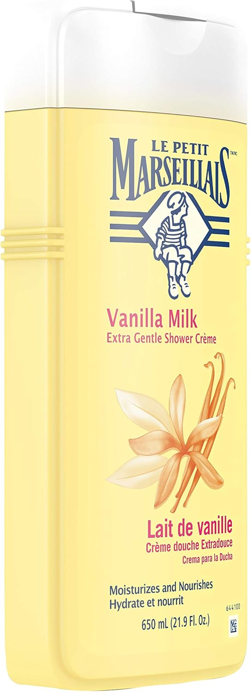 Le Petit Marseillais Extra Gentle Shower Cream, Vanilla Milk, 22 Fluid Ounce image number 5