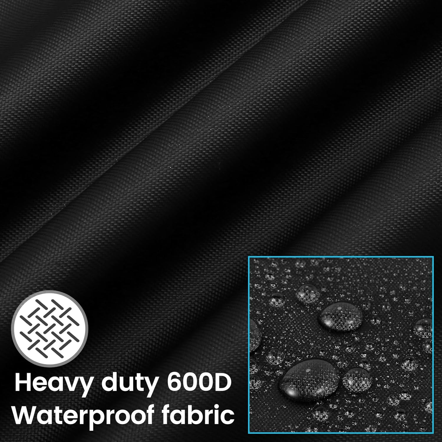 Outdoor Cushion Storage Bag, 62&times;22&times;30 Inch Outdoor Cushion Bag, 600D Oxford Furniture Storage Bag with Handle, Garden Outdoor Christmas Tree Furniture Waterproof Bag for Patio Furniture image number 2