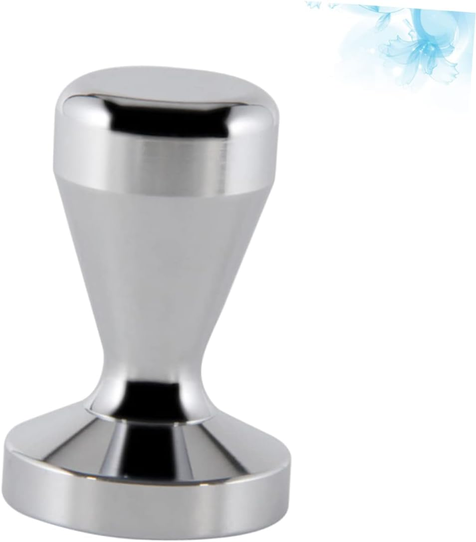 Iplusmile Stainless Steel Coffee Tamper Flat Base Espresso Machine Pressing Tool for Coffee Bar Tamping Station image number 5