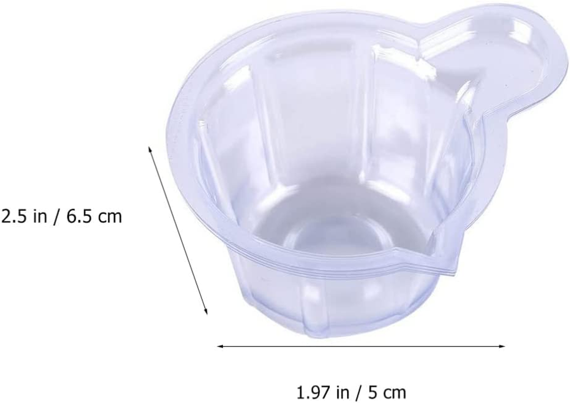 EXCEART 300Pcs 40Ml Disposable Plastic Resin Mixing Cups Multipurpose Dispensing Cup for Mixing Paint, Epoxy, Jewelry Making, Resin Crafts DIY image number 1