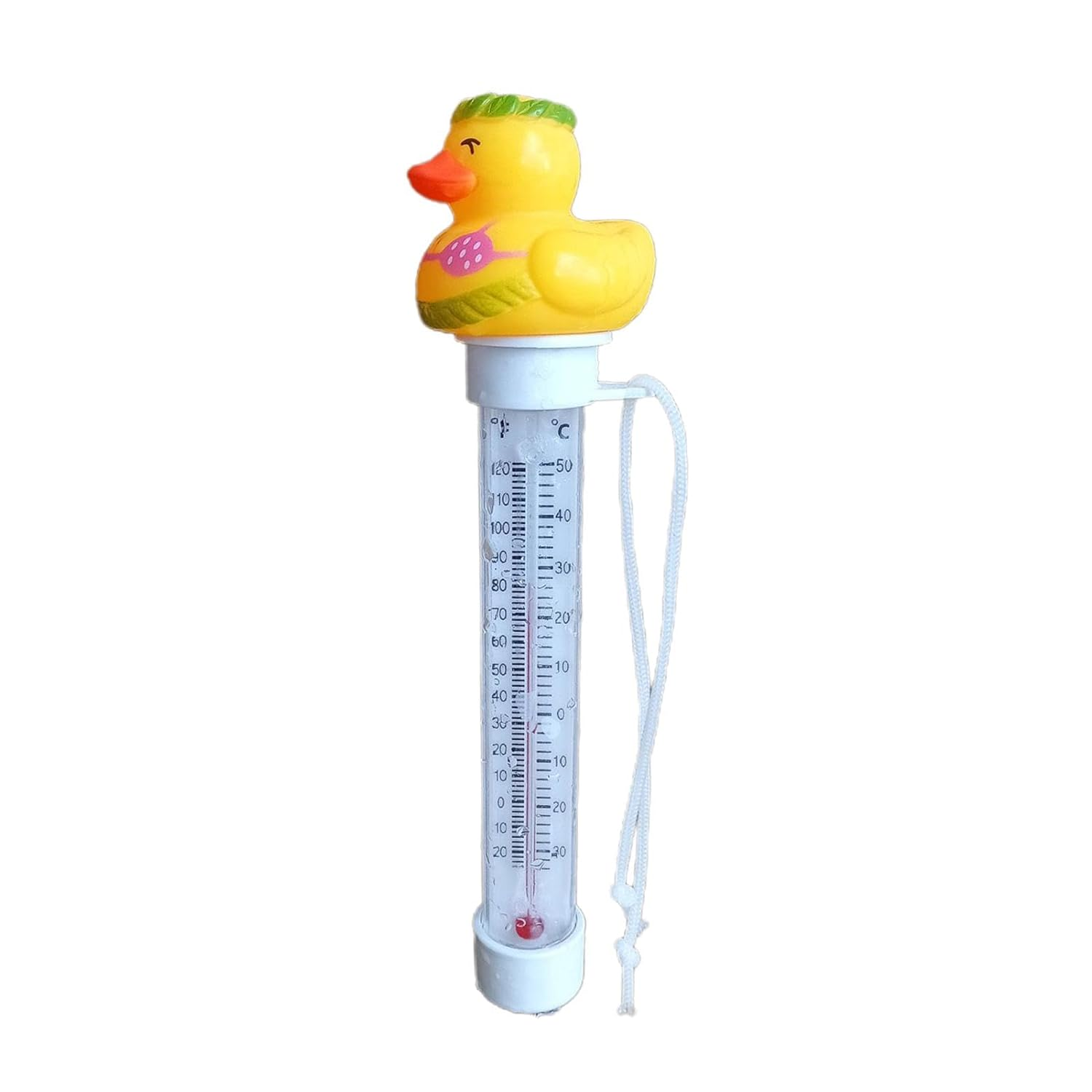 Pool Temperature Meter Floating Easy Read - Duck Kids Bath Temperature Meter Easy Read with String,Water Temperature Gauge Easy Read for Swimming Pool Ice Bath Spa Hot Tub Aquariums Ponds image number 5