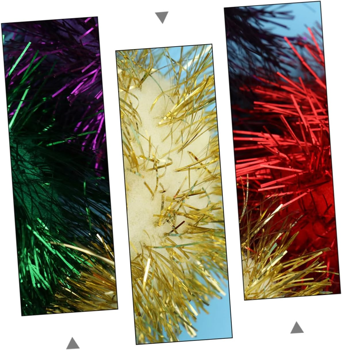 ANDRESLAD 18Pcs Cat Pom Balls Tinsel Pom Bite-Resistant Pet Ball Toy 5Cm for Cat Play and Teasing Interactive Indoor Toys Random Color image number 4