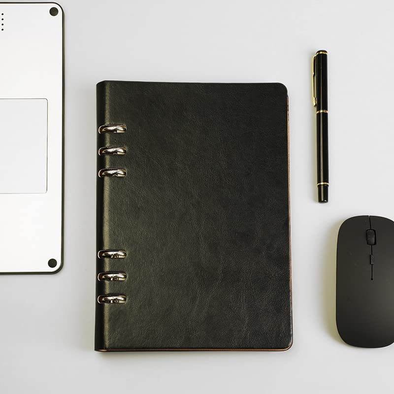 A5 Size Project Planner, Meeting Half Note - 6.5"X9.1" Professional Notebooks for Work - 200 Pages,Spiral Meeting Agenda/Minutes Organizer for Women Men, Note Taking, Office & Business image number 2