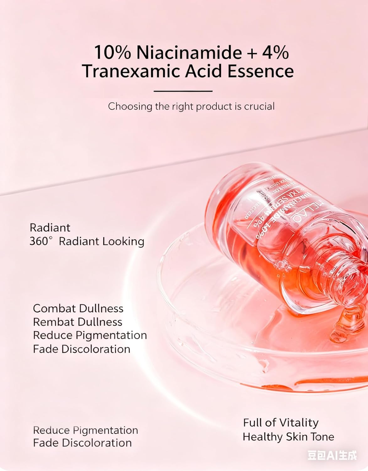 Niacinamide 10% + TXA 4% Serum, Dark Spots Corrector, Even Skin Tone, 30Ml image number 1