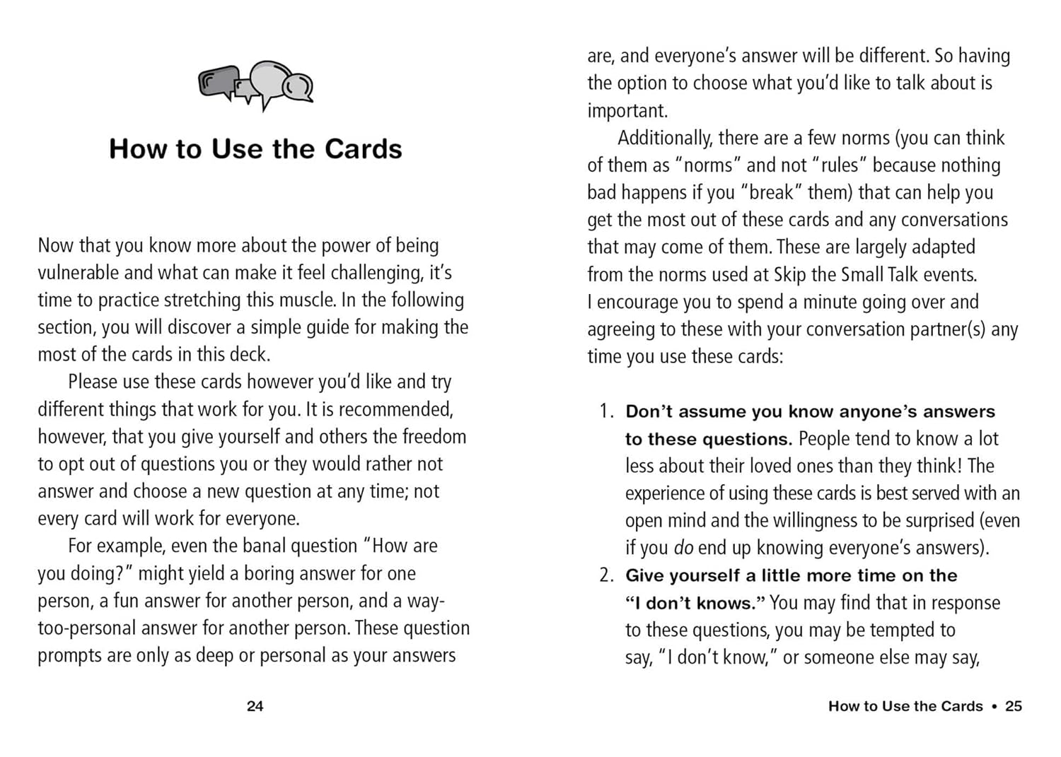 Skip the Small Talk Card Deck: 100+ Questions to Start Conversations That Actually Matter! image number 5
