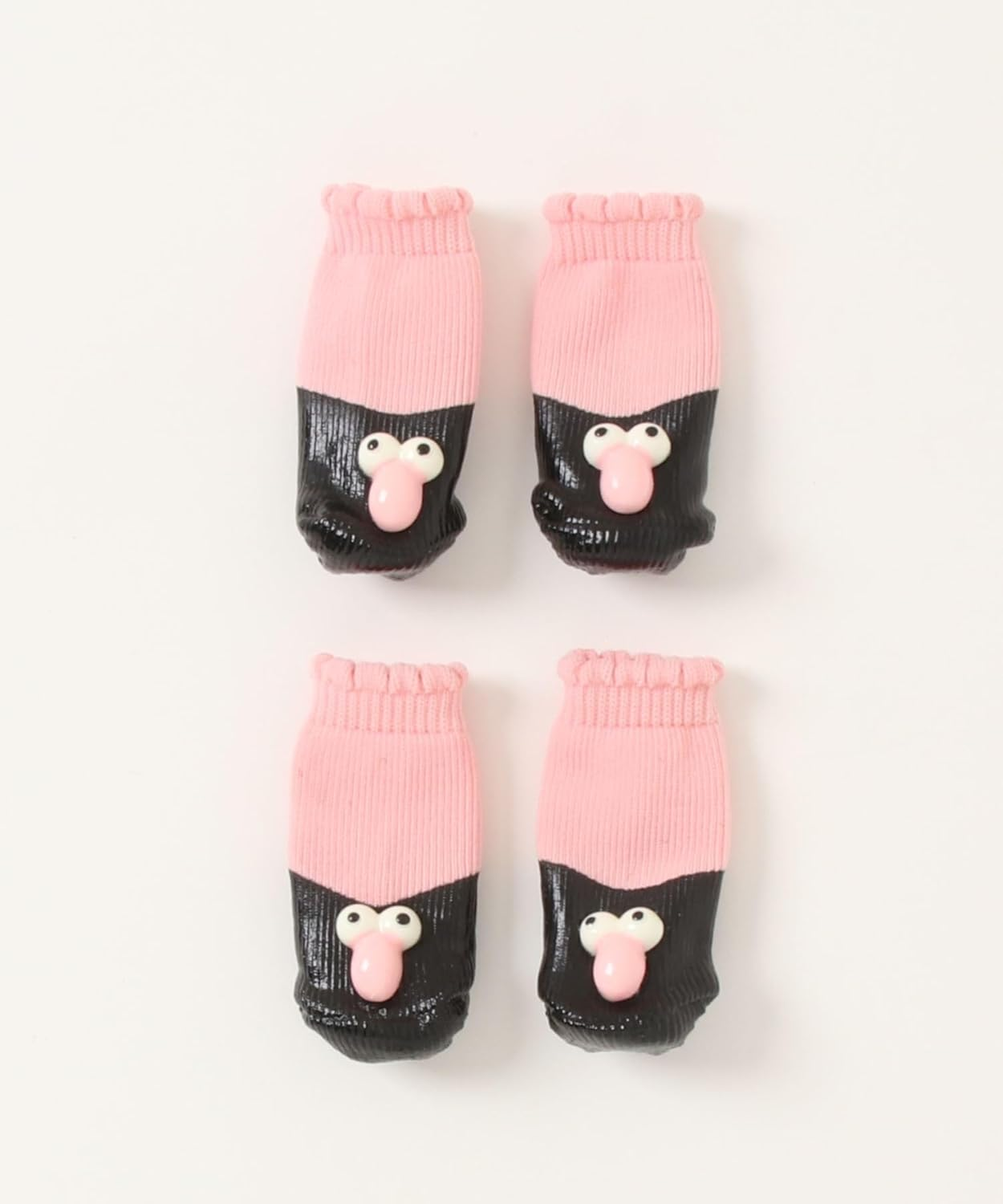 Dog Shoes, Dog Socks, Shoes, Anti-Slip, Small Dogs, Medium Dogs, Cute, Stylish, Pet Shoes, Socks Shoes, Scratch-Resistant, Set of 4, Cute Dog Socks Shoes (Pink, L) image number 4
