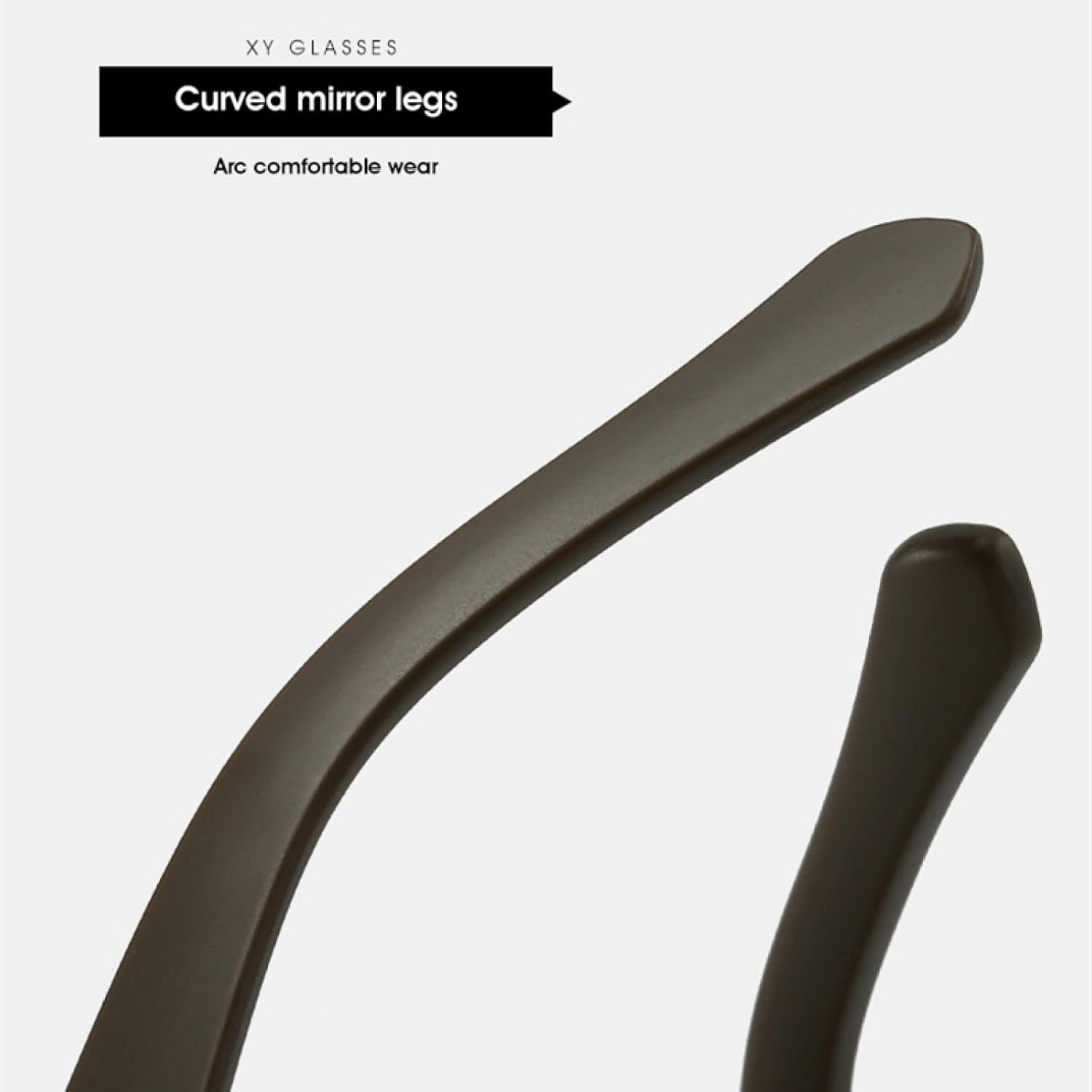 JRLLFD Small Rectangle Punk Sunglasses Men Luxury Vintage for Male Retro Shades Uv400 - C1Browngray image number 5