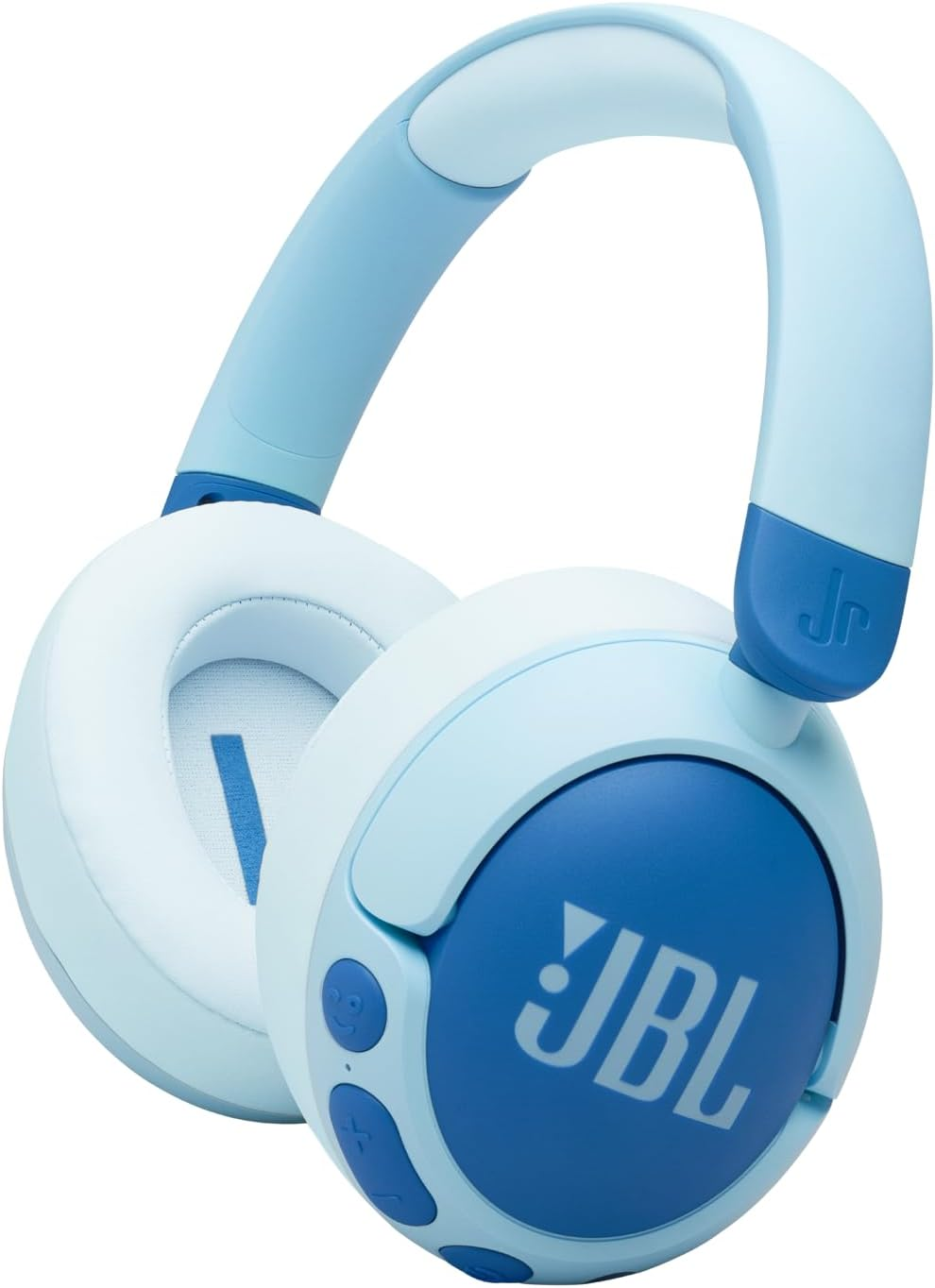 JBL Junior 470NC, JBL Safe Sound <85Db, Parental Control with Customizable Volume & Playtime, Easy Monitoring, Active Noise Cancelling, Built-In Mic, White