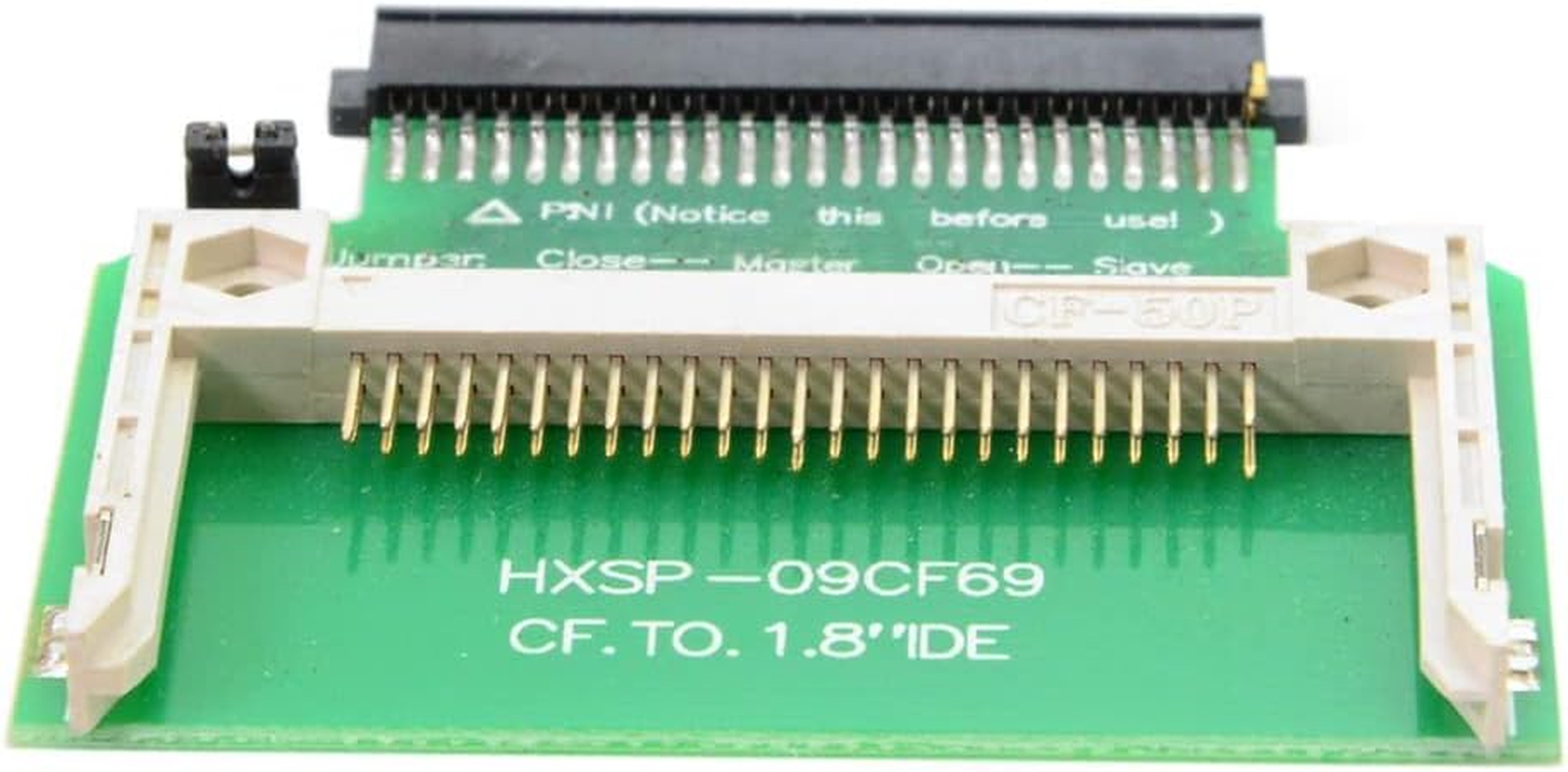 NFHK CF Compact Flash Memory Card to 50Pin 1.8 Inch IDE Hard Drive SSD Converter Adapter image number 1