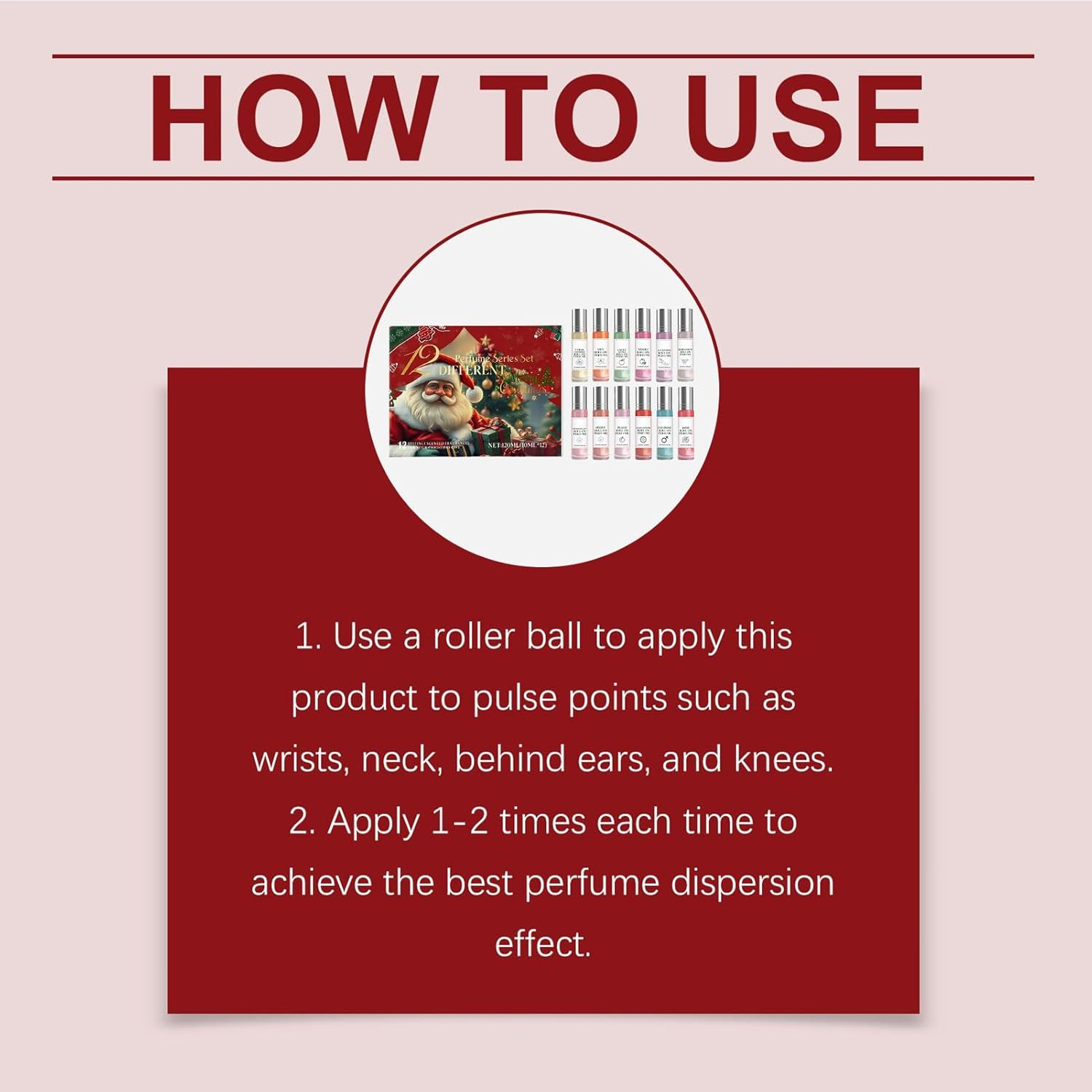 Iouyjiu Christmas Perfume Sets for Women, Perfumes | Holiday Fragrance | for Commuting Dating Party Night Out Business Social Casual Gatherings Christmas image number 6