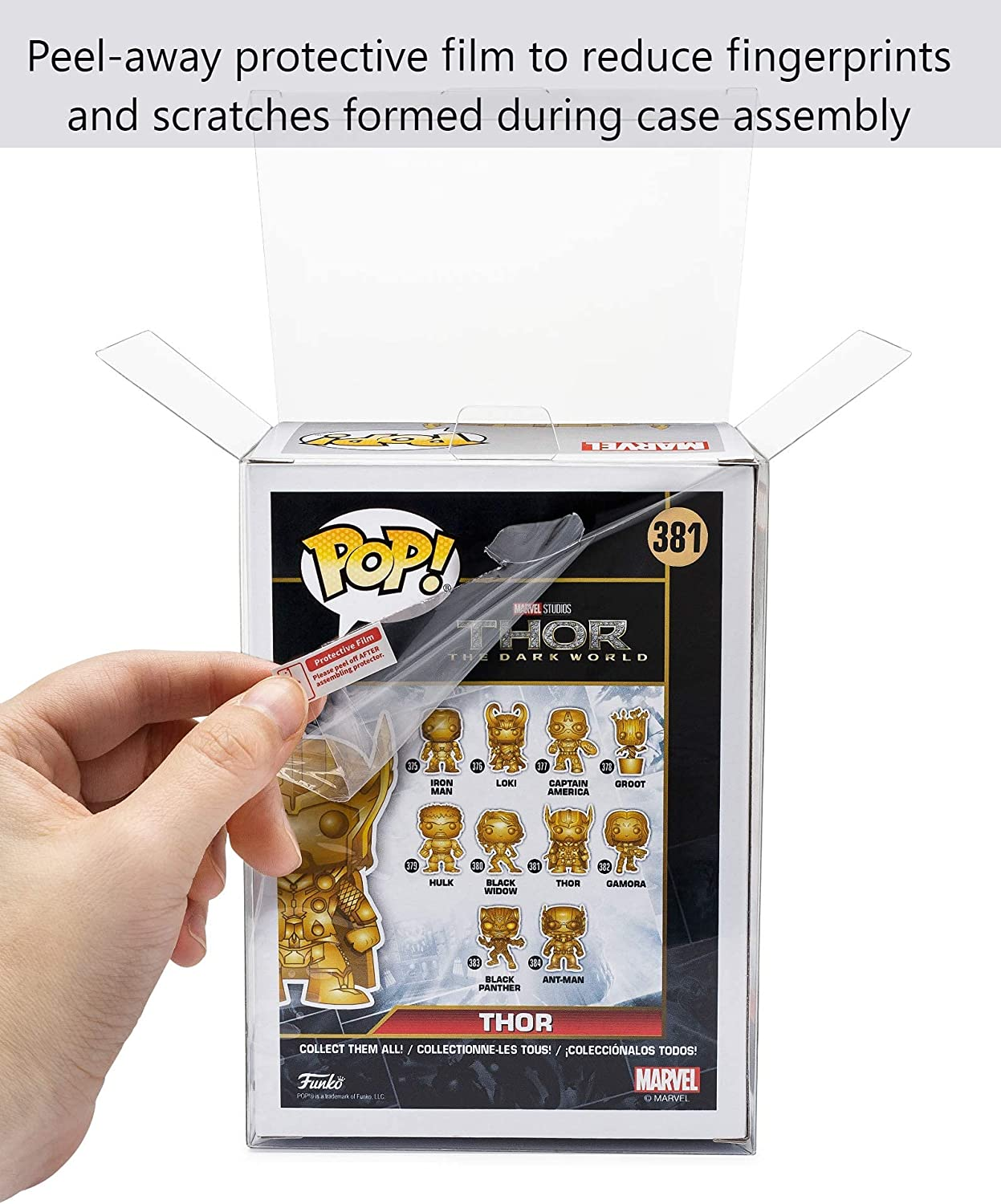 Titanshield 0.5Mm Pop Protectors Sleeve Case Compatible with Funko - 4" Inch Pop! Vinyl Figures (20 Pack) image number 4