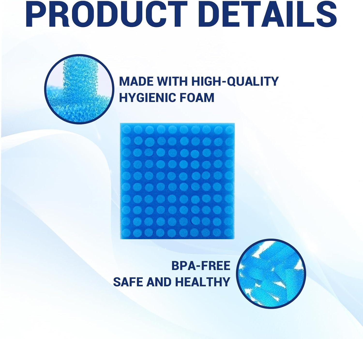 Baby Nasal Aspirator Hygiene Filters, 100Pcs Baby Snot Sucker Filters, Baby Nose Sucker Filters Safe Environmental, Replacement for Nosefrida Nasal Aspirator, BPA, Phthalate & Latex-Free image number 5