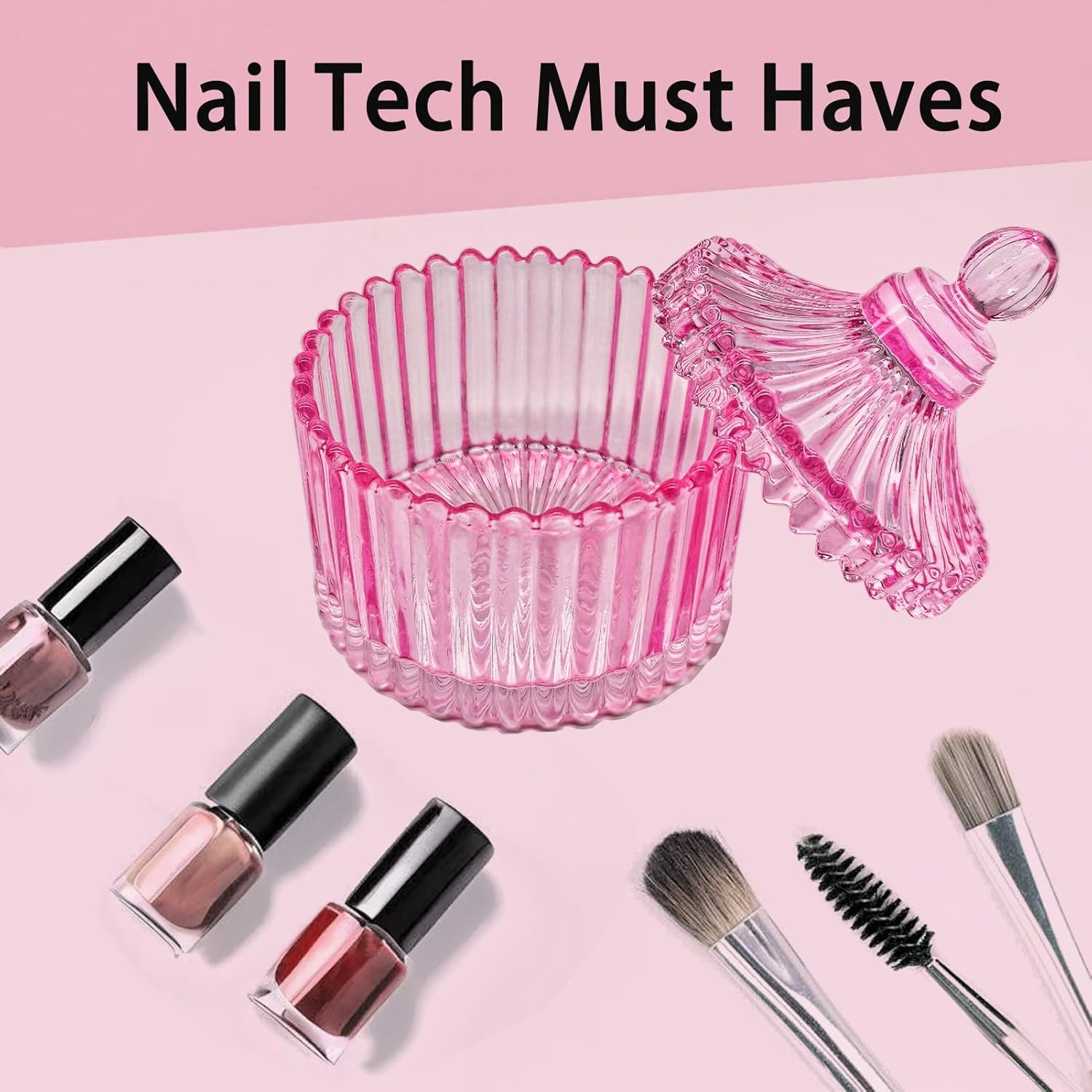 Monomer Dish Dappen Dish for Monomer Large Nail Cup for Nail Monomer Liquid Glass Nail Brushes Cup for Acrylic Liquid Powder Nail Glitter Gel Polish Remover Holder for Nail Salon Nail Art Business