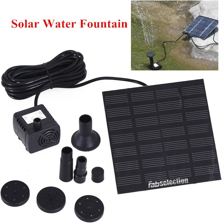 Solar Fountain Pump Solar Panel, Fabselection Power Water Fountain Kit for Garden Pond Pool Fountains image number 3